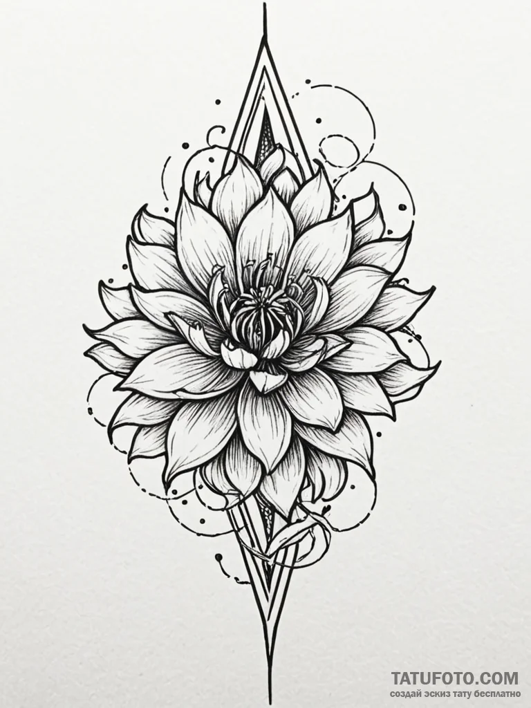 Nebula blossom devouring relic, tattoo line a... - эскиз тату (№1751815062_0, 06.07.2025 15:17) — Tatufoto.com