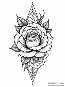 Armored gauntlet gripping thorned rose, tatto... - эскиз тату (№1751815818_0, 06.07.2025 15:30) — Tatufoto.com