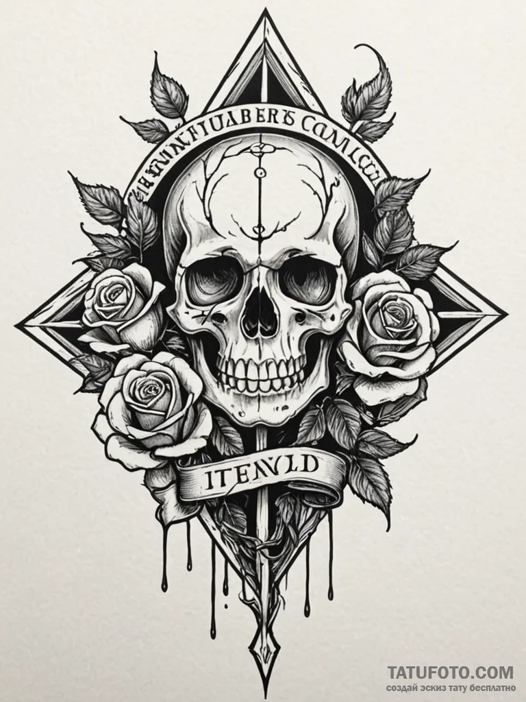 Burning wind tearing banners, artistic tattoo... - эскиз тату (№1751819352_0, 06.07.2025 16:29) — Tatufoto.com