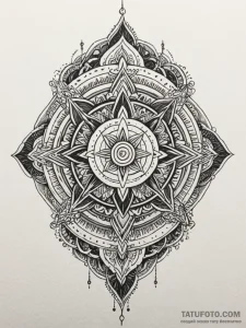 Sketchbook with a pencil, concept art for tat... - эскиз тату (№1751821589_0, 06.07.2025 17:06) — Tatufoto.com