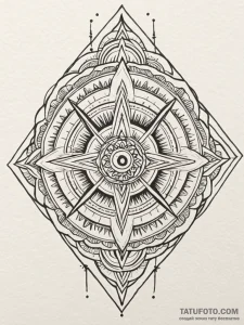 Twilight blade devouring light, tattoo flash... - эскиз тату (№1751821673_0, 06.07.2025 17:07) — Tatufoto.com