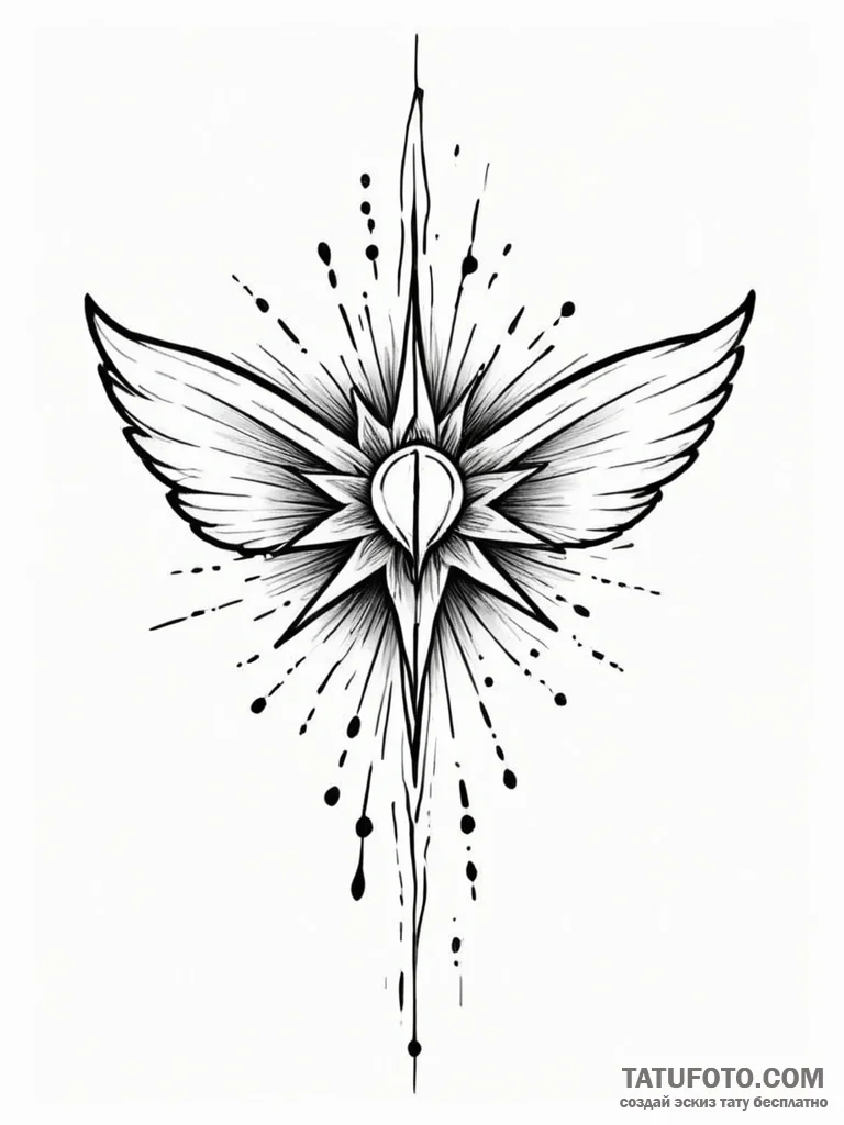 Ray — эскиз тату (№1751822050_0, 06.07.2025 17:14) — Tatufoto.com