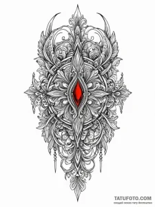 Knife, concept art for tattoo, clean lines, c... - эскиз тату (№1751823565_0, 06.07.2025 17:39) — Tatufoto.com