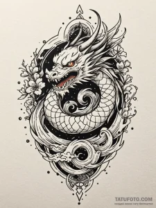 Bone lantern carried by raven, tattoo flash s... - эскиз тату (№1751823815_0, 06.07.2025 17:43) — Tatufoto.com