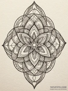 Klein bottle, tattoo drawing outline, on a cl... - эскиз тату (№1751826009_0, 06.07.2025 18:20) — Tatufoto.com