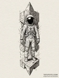 The monolith from 2001: a space odyssey, tatt... - эскиз тату (№1751826764_0, 06.07.2025 18:32) — Tatufoto.com