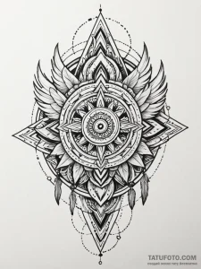 Broken helm with feathered plume, tattoo flas... - эскиз тату (№1751827183_0, 06.07.2025 18:39) — Tatufoto.com