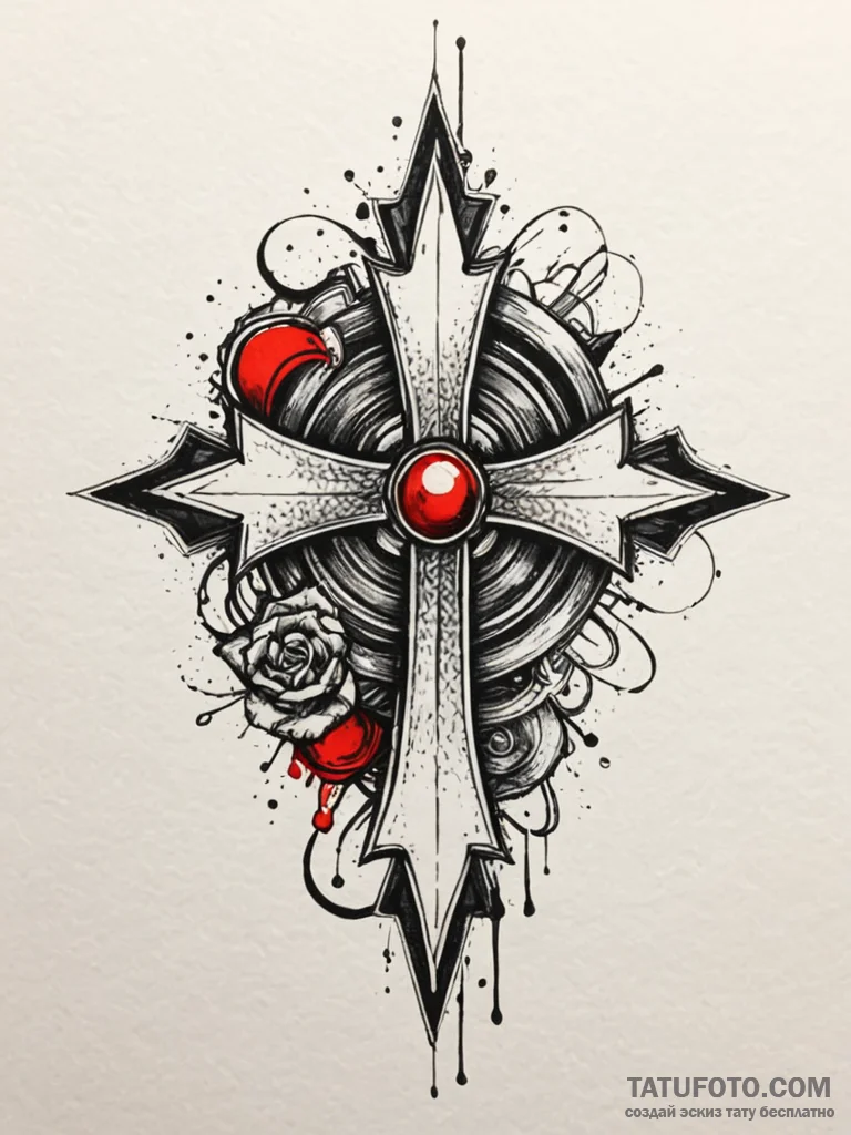 F, tattoo flash sheet design, trash polka tat... - эскиз тату (№1751827857_0, 06.07.2025 18:50) — Tatufoto.com
