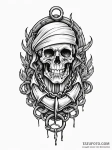 Burning chain melting stone, tattoo line art,... - эскиз тату (№1751828110_0, 06.07.2025 18:55) — Tatufoto.com