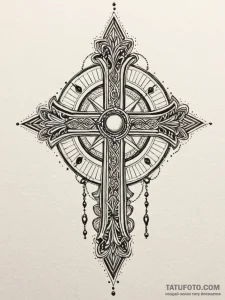 Needle relic crowned with bone, tattoo drawin... - эскиз тату (№1751833598_0, 06.07.2025 20:26) — Tatufoto.com