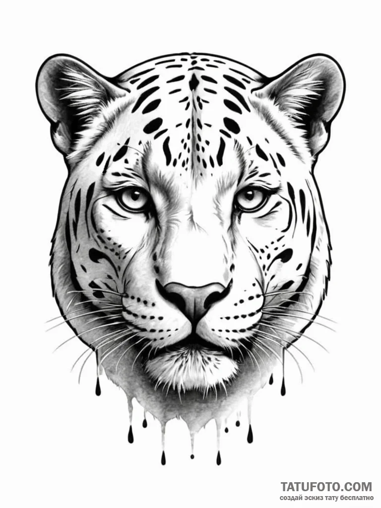 Panther - эскиз тату (№1751835409_0, 06.07.2025 20:56) — Tatufoto.com