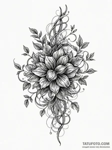 Net of vines strangling relic, tattoo drawing... - эскиз тату (№1751838488_0, 06.07.2025 21:48) — Tatufoto.com