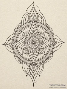 Alchemical symbol burning on an old grimoire,... - эскиз тату (№1751841728_0, 06.07.2025 22:42) — Tatufoto.com