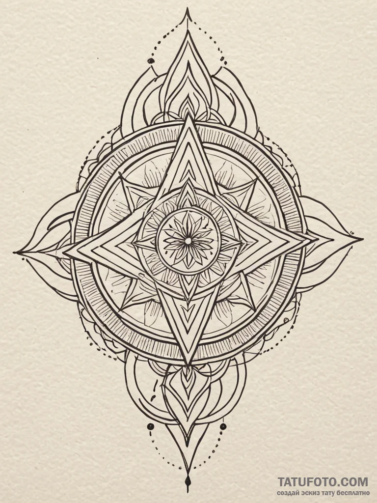 Alchemical symbol burning on an old grimoire,... - эскиз тату (№1751841728_0, 06.07.2025 22:42) — Tatufoto.com