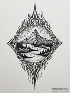 Kingр р†р вђљрівђћсћs blade beneath burning s... - эскиз тату (№1751845275_0, 06.07.2025 23:41) — Tatufoto.com
