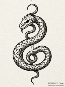 Symbol of uroboros (snake eating its tail), t... - эскиз тату (№1751846261_0, 06.07.2025 23:57) — Tatufoto.com