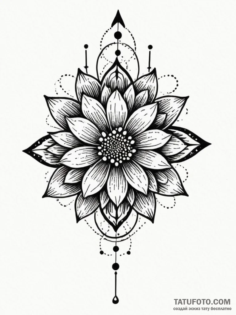 Vault relic beneath spectral bloom, artistic... - эскиз тату (№1751851621_0, 07.07.2025 01:27) — Tatufoto.com
