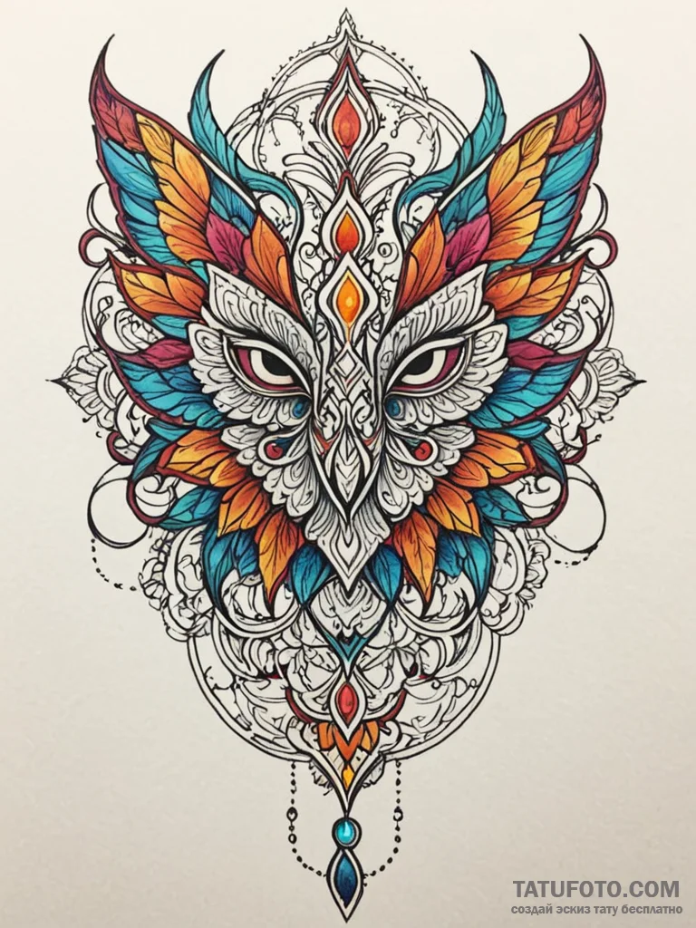 X, tattoo drawing outline, vibrant colors, fu... - эскиз тату (№1751856850_0, 07.07.2025 02:54) — Tatufoto.com