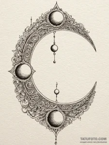Moon phases, minimalist sequence, concept art... - эскиз тату (№1751857614_0, 07.07.2025 03:06) — Tatufoto.com
