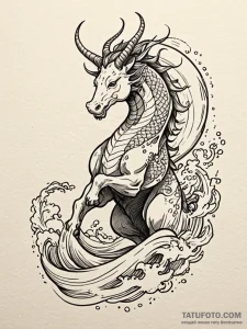 Centaur, ink illustration for tattoo, profess... - эскиз тату (№1751858383_0, 07.07.2025 03:19) — Tatufoto.com