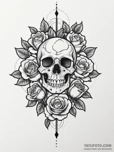 A camera aperture symbol, tattoo drawing outl... - эскиз тату (№1751859523_0, 07.07.2025 03:38) — Tatufoto.com