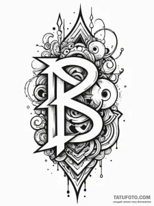 F, tattoo drawing outline, professional artwo... - эскиз тату (№1751860652_0, 07.07.2025 03:57) — Tatufoto.com