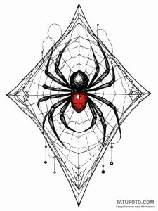 Spider relic beneath celestial rift, concept... - эскиз тату (№1751862551_0, 07.07.2025 04:29) — Tatufoto.com