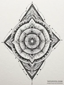 Cosmic gate collapsing inward, tattoo sketch... - эскиз тату (№1751863501_0, 07.07.2025 04:45) — Tatufoto.com