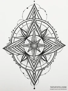 Scarlet sigil glowing in void, tattoo flash s... - эскиз тату (№1751864774_0, 07.07.2025 05:06) — Tatufoto.com