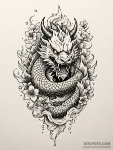 Orcish relic crowned in frost, tattoo sketch... - эскиз тату (№1751866203_0, 07.07.2025 05:30) — Tatufoto.com