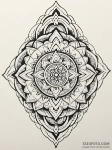 Engraved mirror hiding void, ink illustration... - эскиз тату (№1751867221_0, 07.07.2025 05:47) — Tatufoto.com