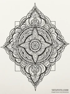 Orthodox cross made of gnarled, dark wood, co... - эскиз тату (№1751867977_0, 07.07.2025 05:59) — Tatufoto.com
