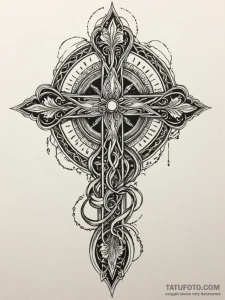 Onyx relic devouring celestial flame, tattoo... - эскиз тату (№1751869835_0, 07.07.2025 06:30) — Tatufoto.com