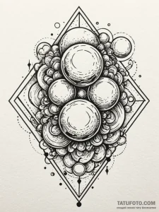 A whimsical bubblegum art, pop art,, tattoo f... - эскиз тату (№1751870930_0, 07.07.2025 06:48) — Tatufoto.com
