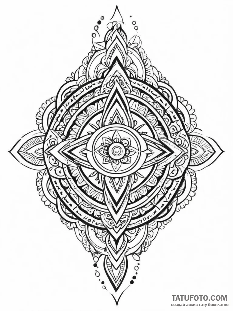 Polynesia (pattern) - эскиз тату (№1751872194_0, 07.07.2025 07:09) — Tatufoto.com