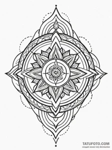 Burning glyph floating above altar, tattoo sk... - эскиз тату (№1751873070_0, 07.07.2025 07:24) — Tatufoto.com