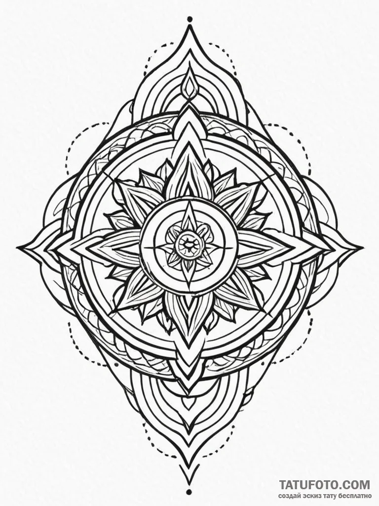Burning glyph floating above altar, tattoo sk... - эскиз тату (№1751873070_0, 07.07.2025 07:24) — Tatufoto.com