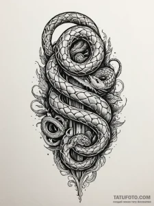 Locked gauntlet holding serpent, concept art... - эскиз тату (№1751873662_0, 07.07.2025 07:34) — Tatufoto.com