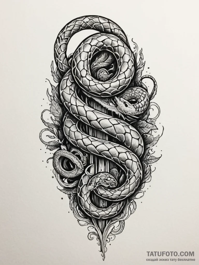 Locked gauntlet holding serpent, concept art... - эскиз тату (№1751873662_0, 07.07.2025 07:34) — Tatufoto.com