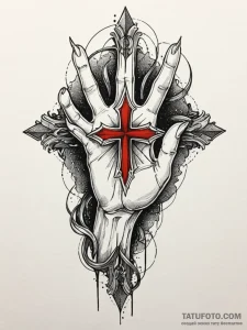 Spectral talon grasping relic, tattoo line ar... - эскиз тату (№1751874001_0, 07.07.2025 07:40) — Tatufoto.com