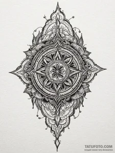Oath scroll sealed with wax, tattoo line art,... - эскиз тату (№1751875689_0, 07.07.2025 08:08) — Tatufoto.com