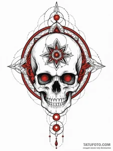 Astral tree growing from skull, tattoo drawin... - эскиз тату (№1751878364_0, 07.07.2025 08:52) — Tatufoto.com