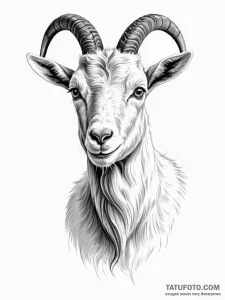 Goat - эскиз тату (№1751880053_0, 07.07.2025 09:20) — Tatufoto.com