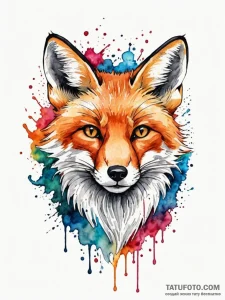 Fox, tattoo flash sheet design, minimalist ap... - эскиз тату (№1751881818_0, 07.07.2025 09:50) — Tatufoto.com