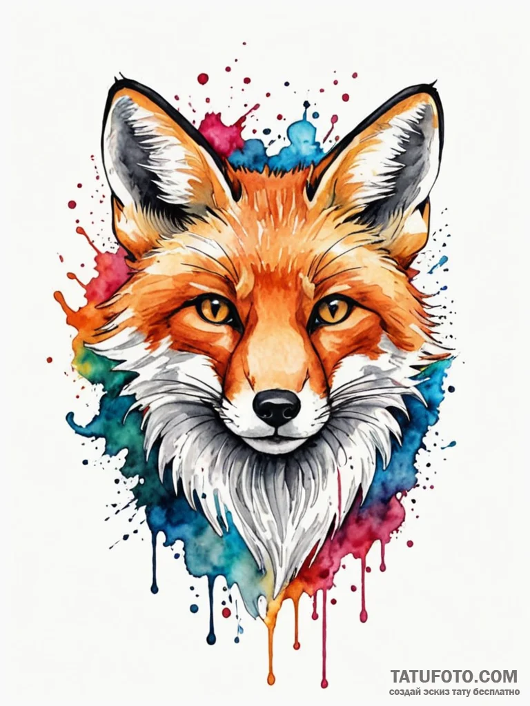 Fox, tattoo flash sheet design, minimalist ap… — эскиз тату (№1751881818_0, 07.07.2025 09:50) — Tatufoto.com