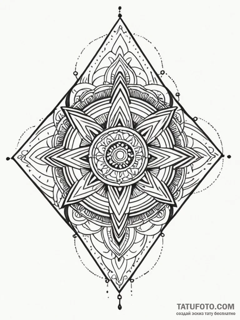 Quartz shard embedded in bone, tattoo drawing… — эскиз тату (№1751882070_0, 07.07.2025 09:54) — Tatufoto.com
