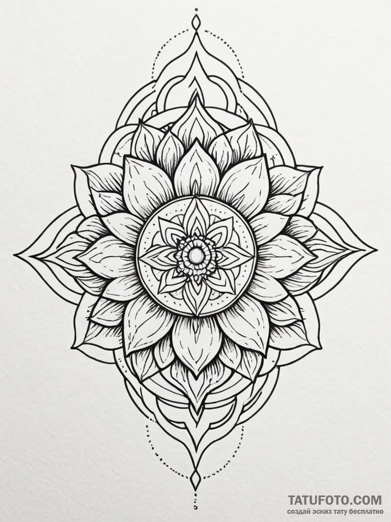 Eclipse flower blooming from ruin, tattoo dra… — эскиз тату (№1751882239_0, 07.07.2025 09:57) — Tatufoto.com