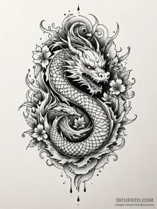 Jewel glyph burning through frost, tattoo lin... - эскиз тату (№1751884893_0, 07.07.2025 10:41) — Tatufoto.com