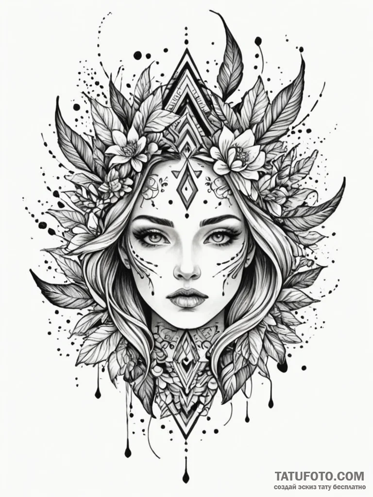 O, tattoo sketch design, dynamic composition,... - эскиз тату (№1751886830_0, 07.07.2025 11:13) — Tatufoto.com