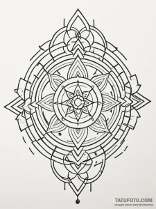Apocalyptic gate with burning chains, artisti... - эскиз тату (№1751889227_0, 07.07.2025 11:53) — Tatufoto.com